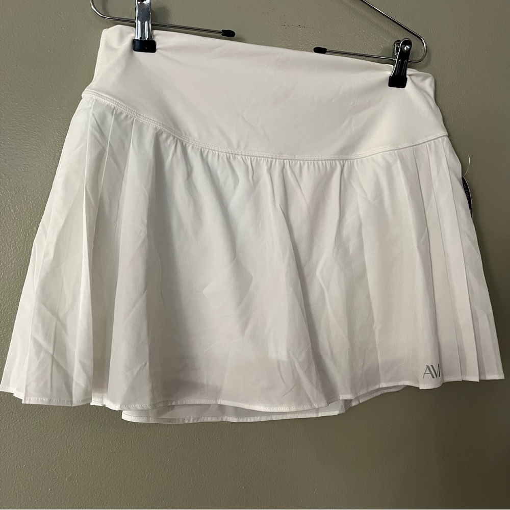 Adore Me Women's White Pleated Tennis Golf Athletic Skort Size XL NWT - Picture 3 of 10